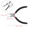Slim Flat Nose Pliers Wide Flat Nose Pliers 5 Inch Multifunctional Ni Iron Alloy Thin Flat Needle Nose Pliers for Jewelry Making