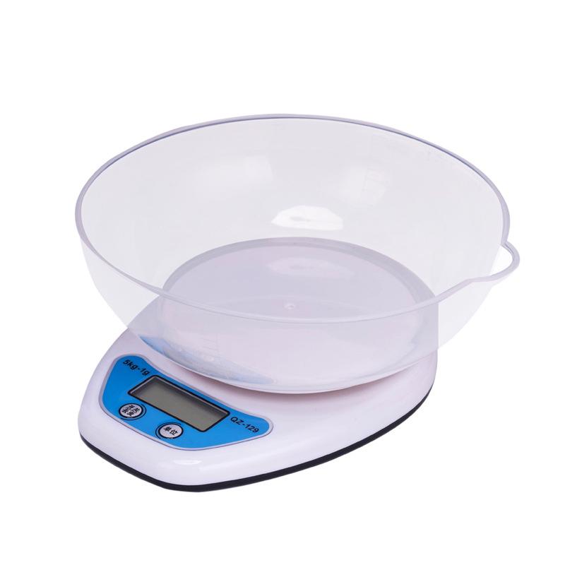 Bilancia Da Cucina Digitale 30 Kg Con Display LCD | Contapezzi 6 Unità Di Misura, Inclusa Batteria E Adattatore