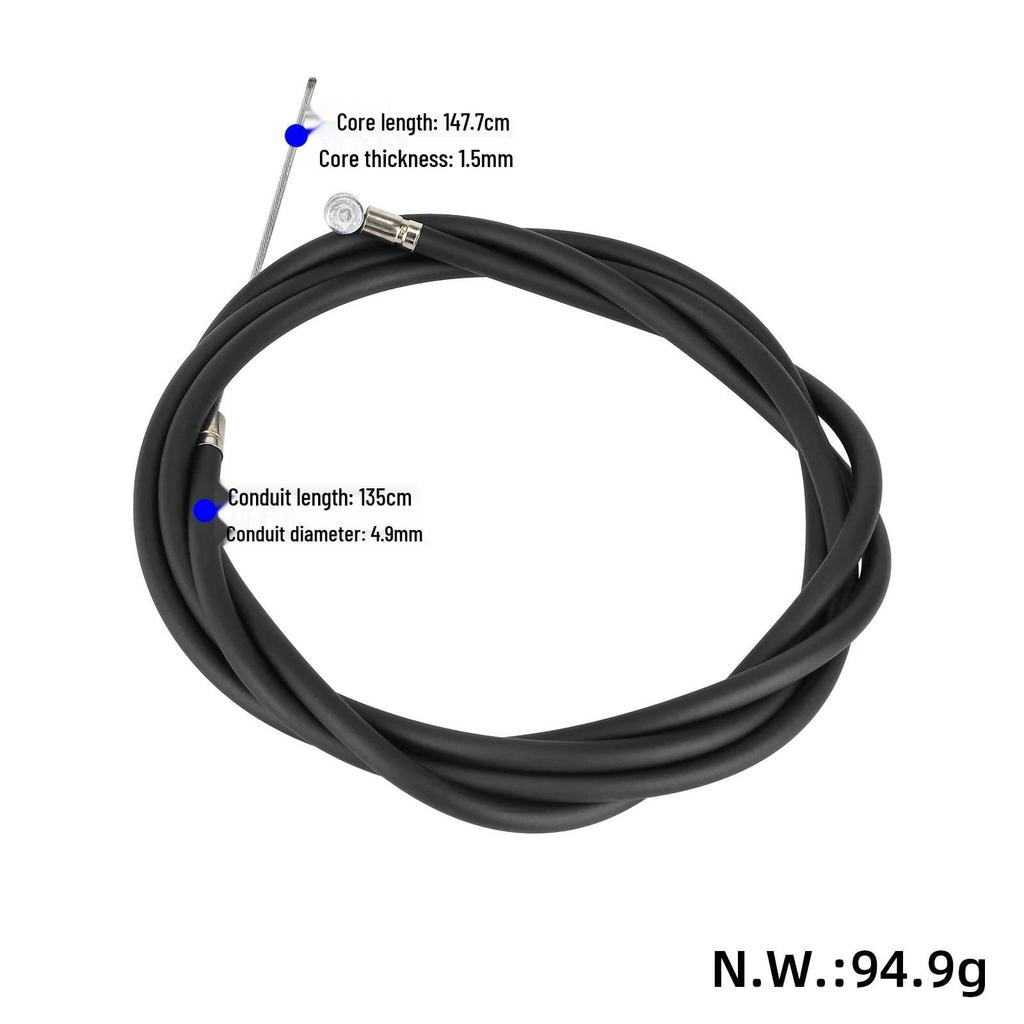 ZT3 Electric Scooter 9-inch Brake Cable Kit: Front/Rear Bicycle Cables & Rear Disc Brake Harness