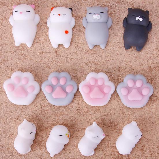Cartoon Animal Mochi Squishy Cat Seal Healing Toy Soft Squeeze Abreact