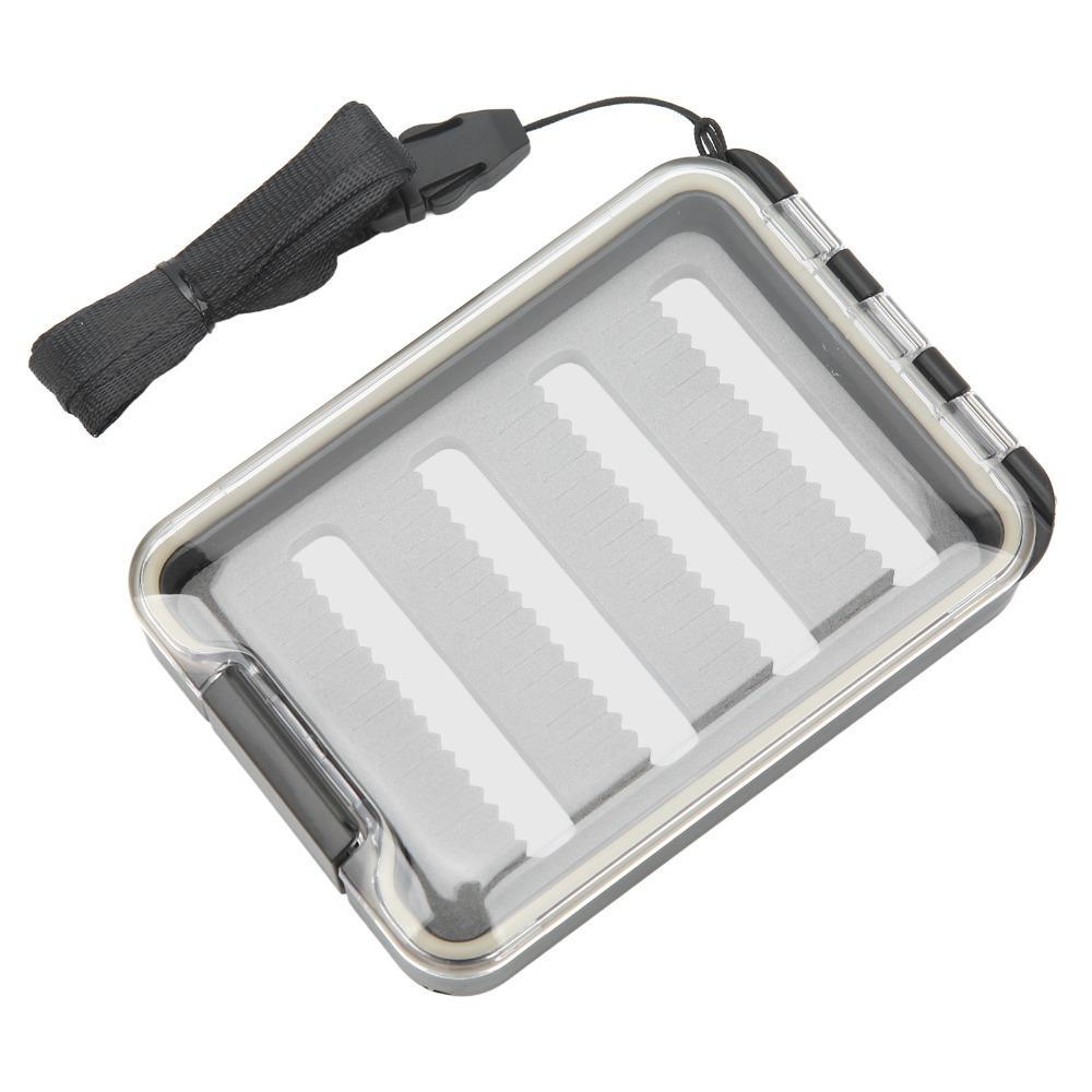 Sponge Insert Fly Lures Box ABS Fly Box Durable Fly Fishing Box for Fly Fishing Enthusiasts