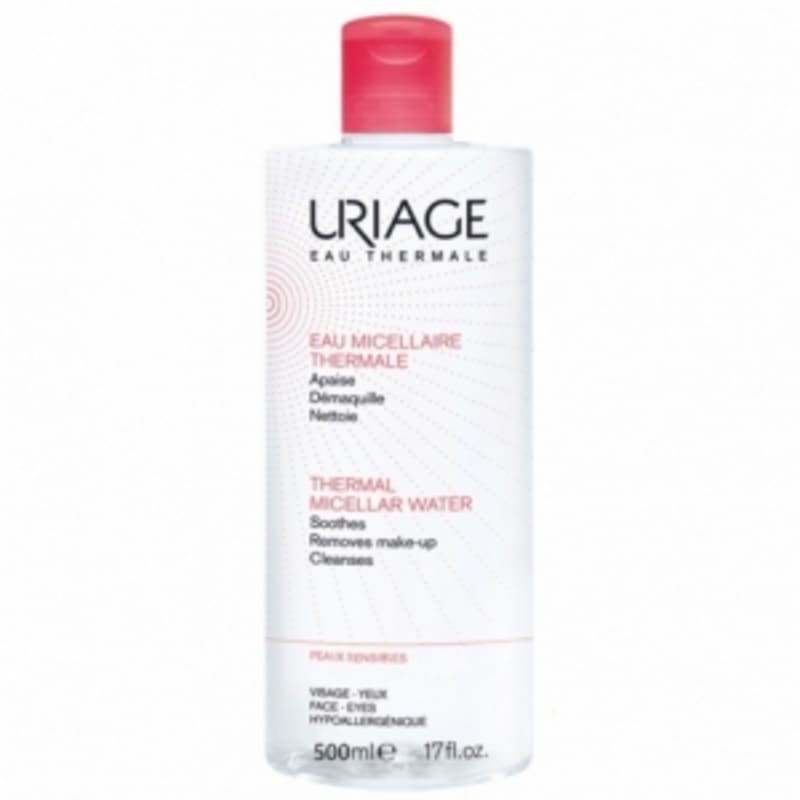 

Uriage Eau Micellar Cleansing Water 500 ml (Sensitive) - Red