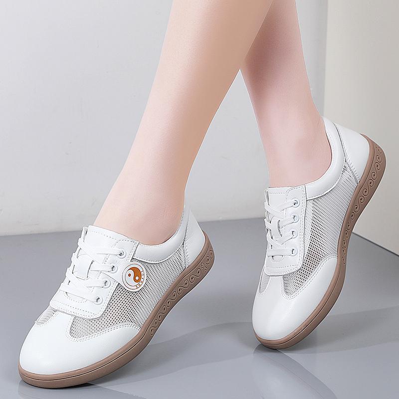 Summer New Product Women's Taekwondo Shoes Mesh Breathable Kung Fu Martial Arts Tai Chi Karate Fitness Shoes