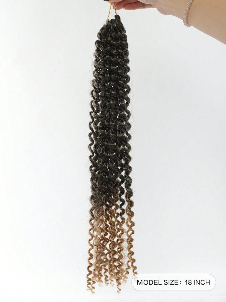 18 Inch Ocean Wave Crochet Hair Synthetic Deep Wave Twist Crochet Braiding Hair Extensions Ombre Afro Curls Passion Twist Hair