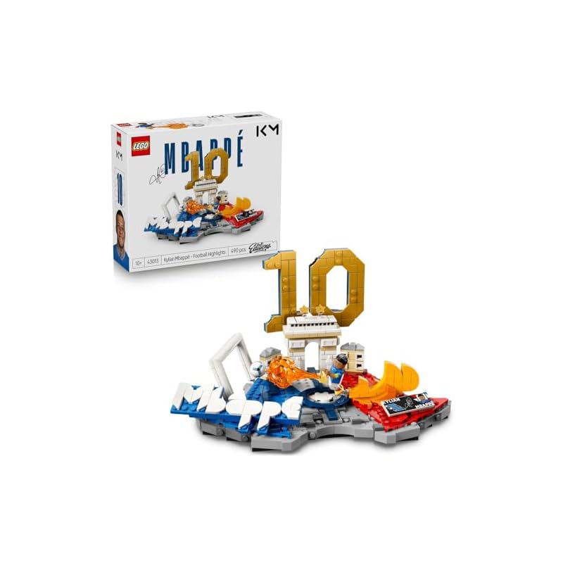 LEGO Edition Kylian-Mbappé: Goal Moment 43013 Toy for Boys and Girls