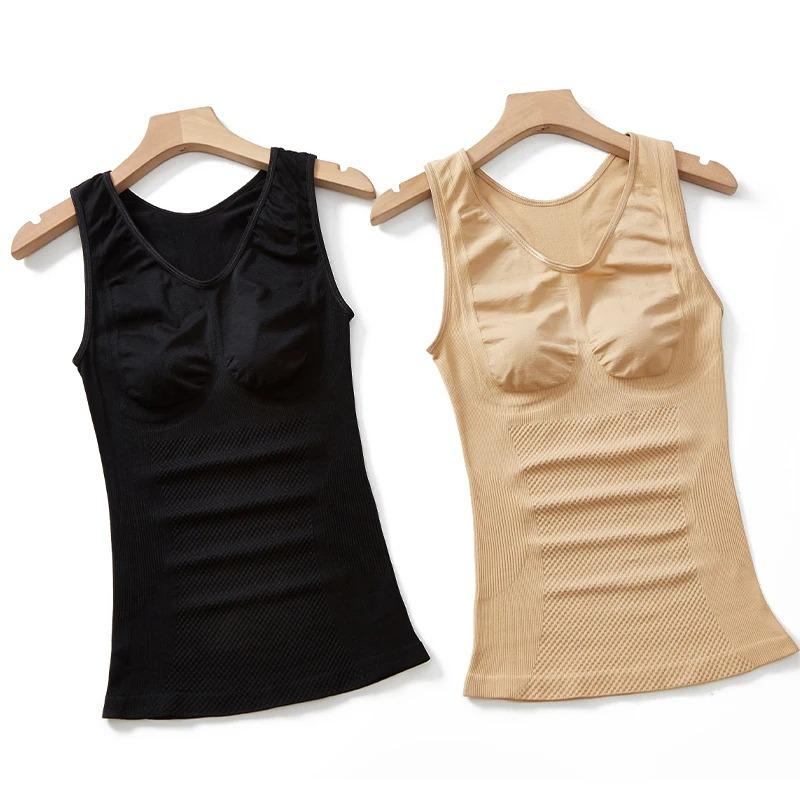 Women's Slimming Tank Top Cami Shaper Body ShapeWear Tummy Control Seamless Vest