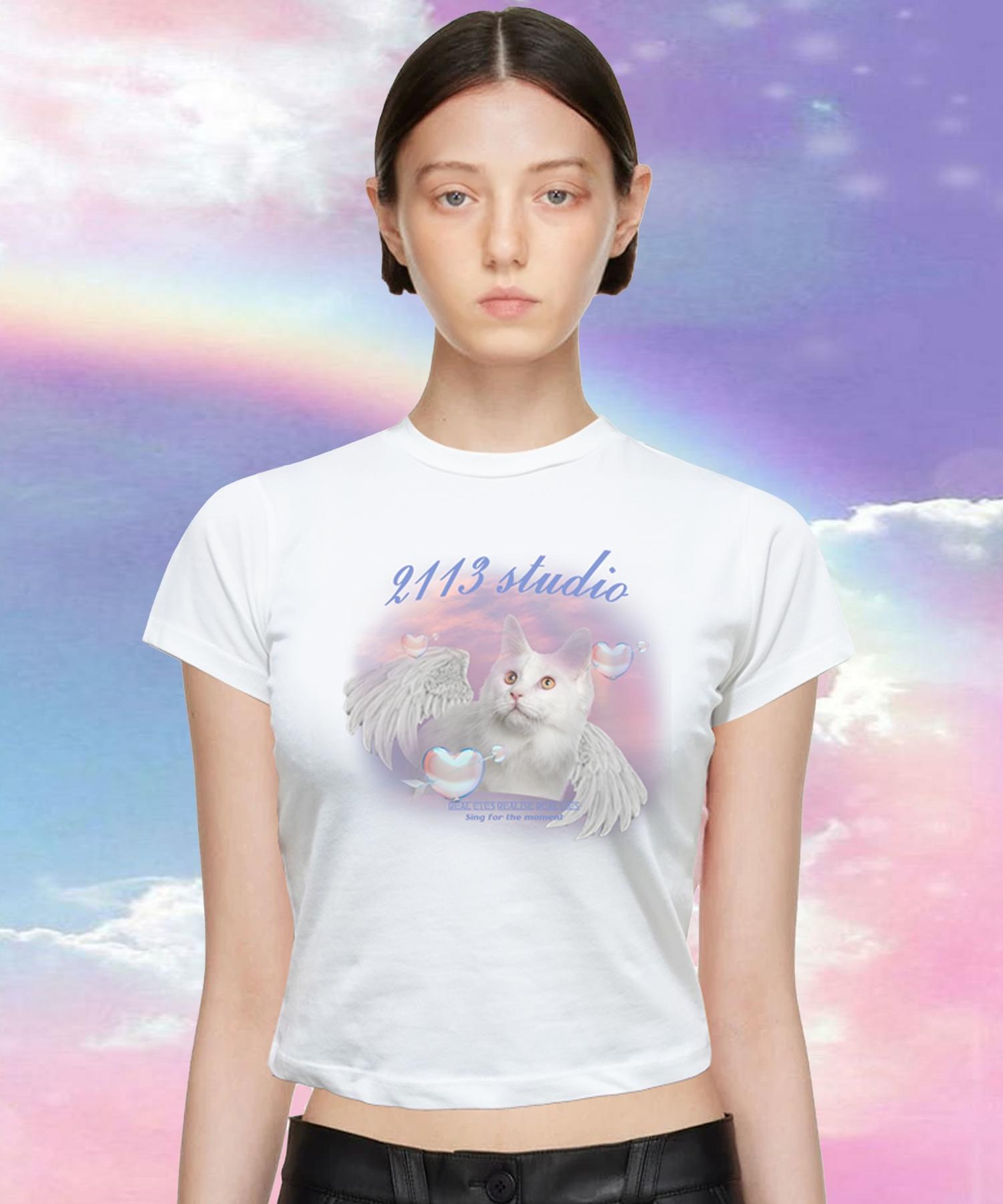 2113 Studio Ep2 Aero Crop T-Shirt 10 White/Crop Fit