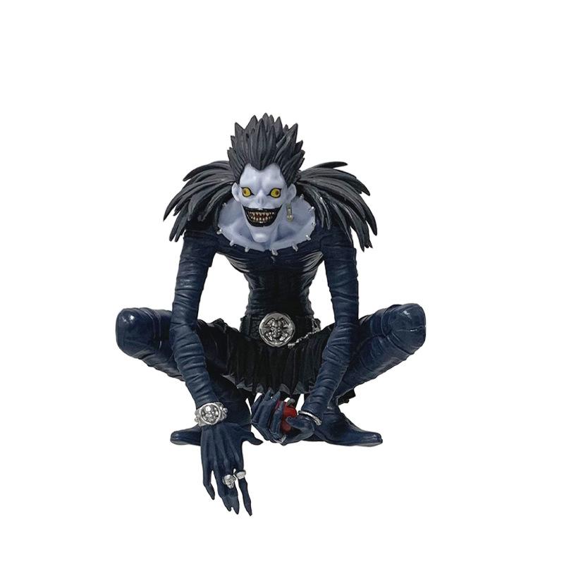 8/16Cm Anime Death Note Figure L Lawliet Ryuk Holding Apple Model For Car Ornament Figurine Fans Collection Christmas Gift