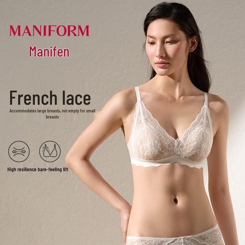 Maniform Women s Wireless Lace Bra 165/90