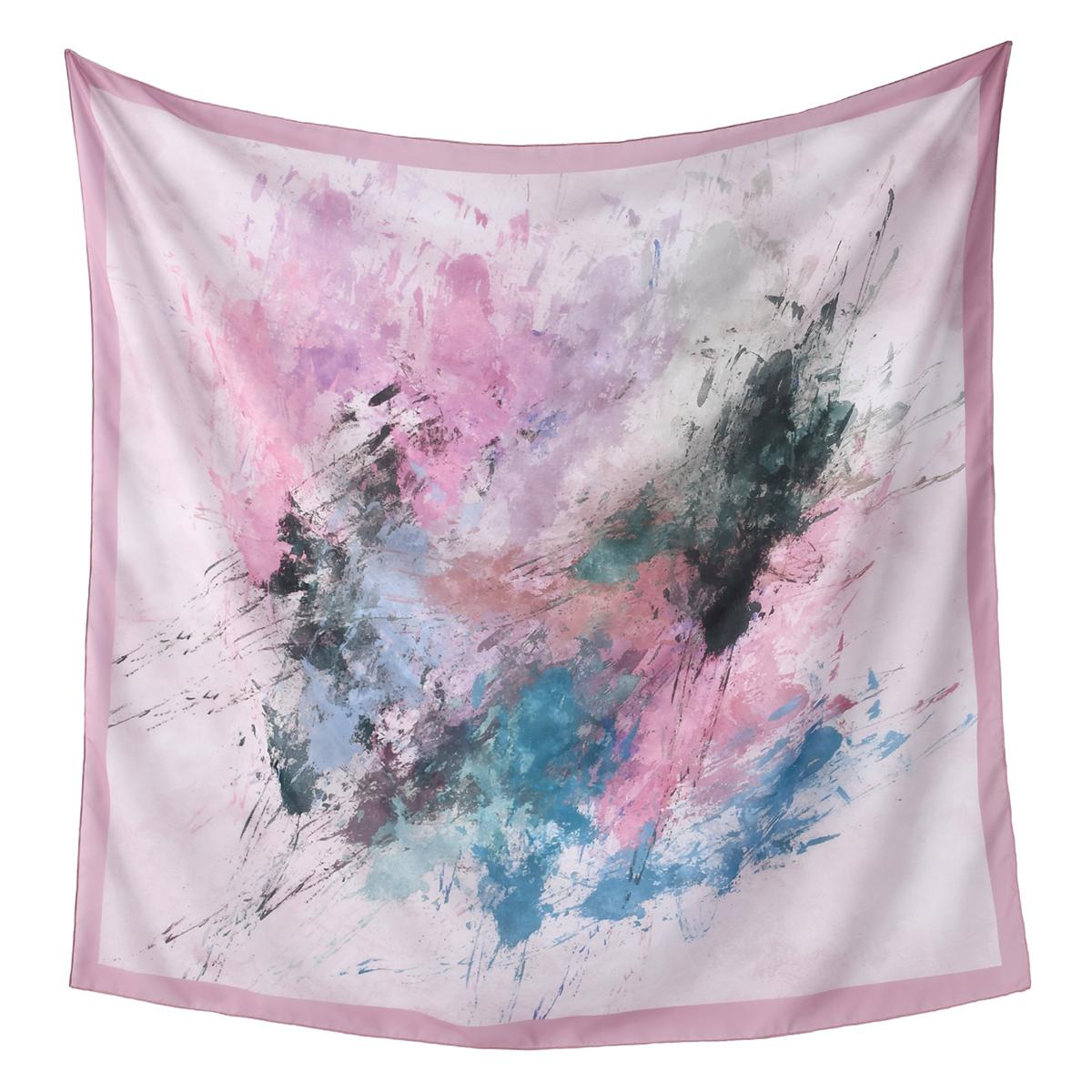 

Новейший стиль женский шарф квадратный тенсел с принтом носовой платок модный темперамент пляжный солнцезащитный платок