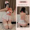 Dazzling Sexy Nurse Uniform: Revealing Role Play Lingerie Set for Pure Desire and Temptation.
