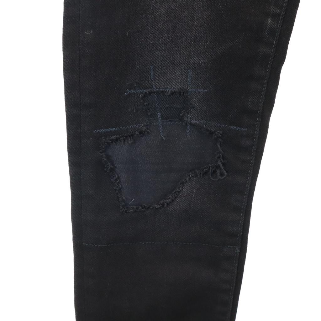 HYSTERIC GLAMOUR made in Japan Repair processing skinny pants XS black Women Used