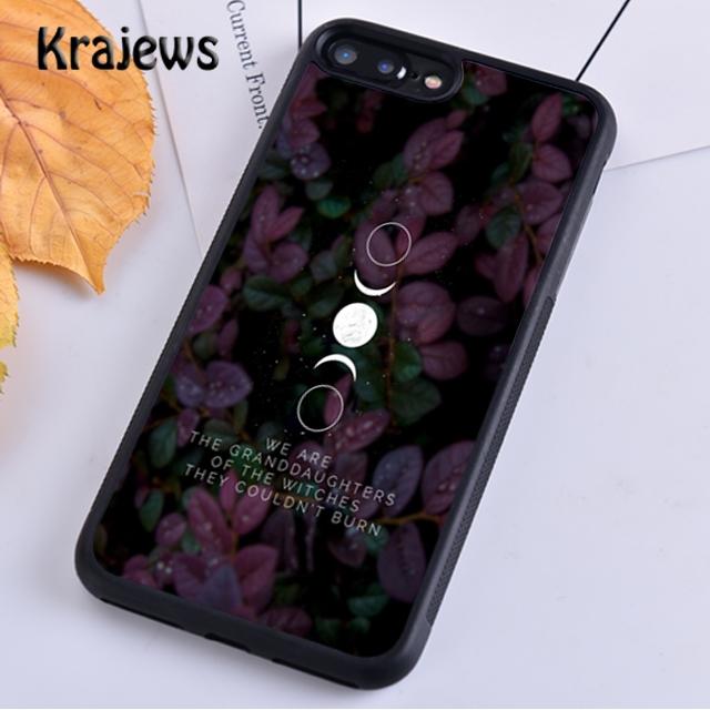 Krajews Hexe Hexerei Weiche Telefon Fall Abdeckung Für iPhone 14 5 SE 6s 7 8 plus X XR XS 11 12 13 pro max Samsung S21 S22ultra Plus