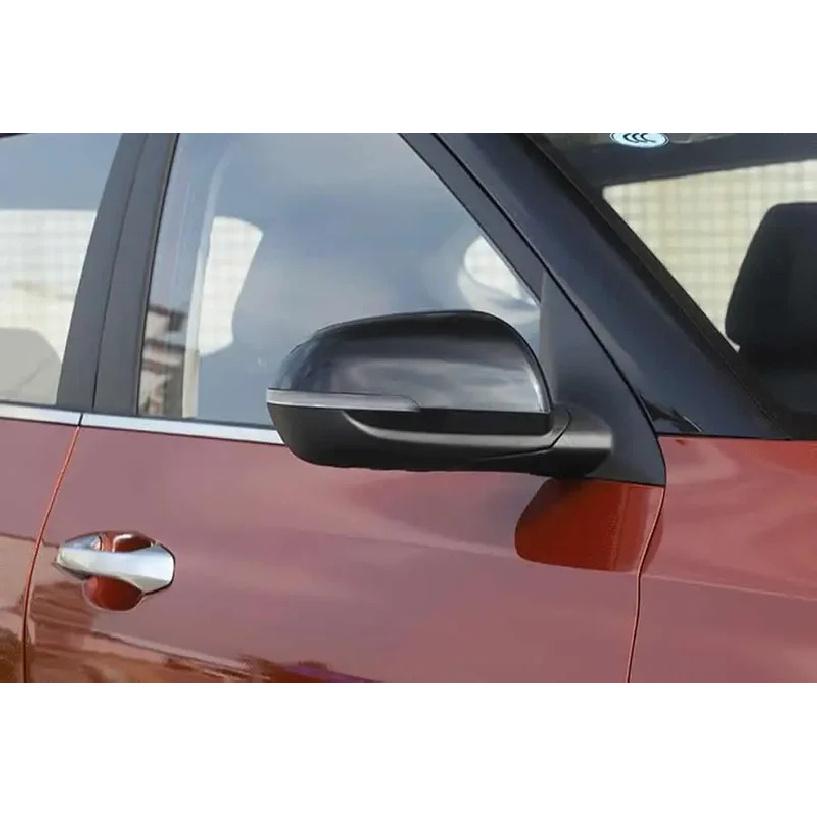 For Kia KX3 Seltos     2024 Car Outside Reverse Mirror Cover Cap Wing Door Side Mirrors Housing Shell