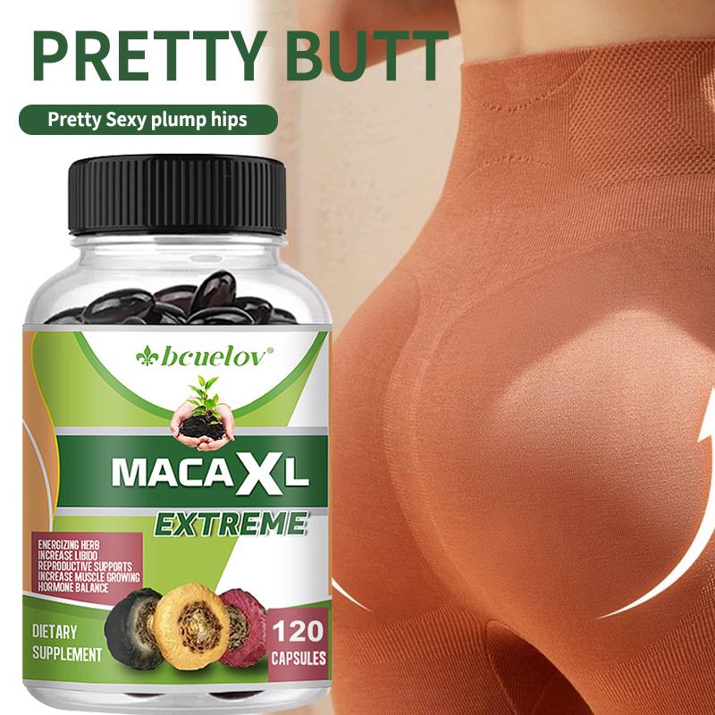 Maca 1000mg Shape Butt Booty Shaper Super Macaxl Pretty Butt 120 Capsules