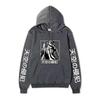 High-Rise Invasion Sniper Mask Hoodie Unisex Fleece Sweatshirt Japanese Vertical Text Black White Manga Anime Pullover