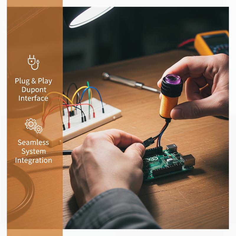 E18-D80NK Infrared Sensor Module 5V for Intelligent Obstacle Avoidance in Automation Projects