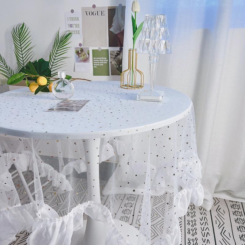 INS Tablecloth Soild Color Dining Table Cover Coffee Table Cloth Wedding Party Tablecloths Photo Prop Birthday Desk Decoration