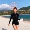 Women's Quick-Drying Breathable Split Swimsuit - Japanese & Korean Style, Conservative Diving Swimwear