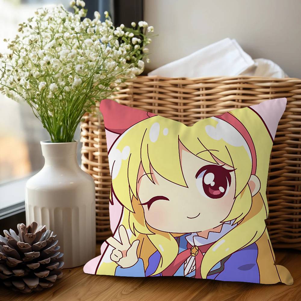 Aikatsu Anime Stitch Lucky Dragon Pillow Cover Sofa Cushion Cover Home Room Decoration Children Gift
