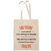 Tote Bag - PLANETEE - Another Brilliant Eloane - Fairtrade Cotton - Printed In France - Beige