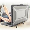 Tenké pouzdro na PC notebook s vestavěným chladicím stojánkem MacBook Air 13 Pro 14 16 M1 Max - Nárazuvzdorný zadní kryt v šedé barvě