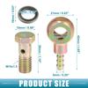 A ABSOPRO Banjo Bolt Oil Bolt Oil Cooler Screw Fitting