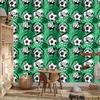 Wallpaper with a Trendy Soccer Ball Pattern for the Living Room and Bedroom 50x1000