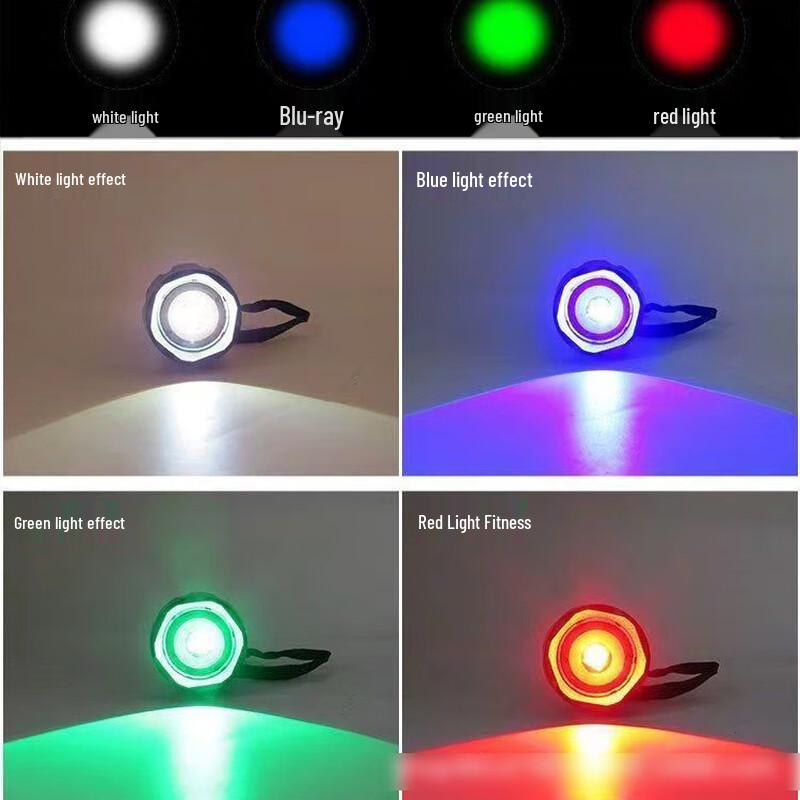 Linterna de Luz de Relleno LED Recargable de 4 Colores para Fotografía