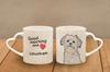 Lowchen, Little Lion Dog - Cup with a Dog, Adorable Cup with a Heart-shaped Handle, Universal Gift from the Art-Dog Brand