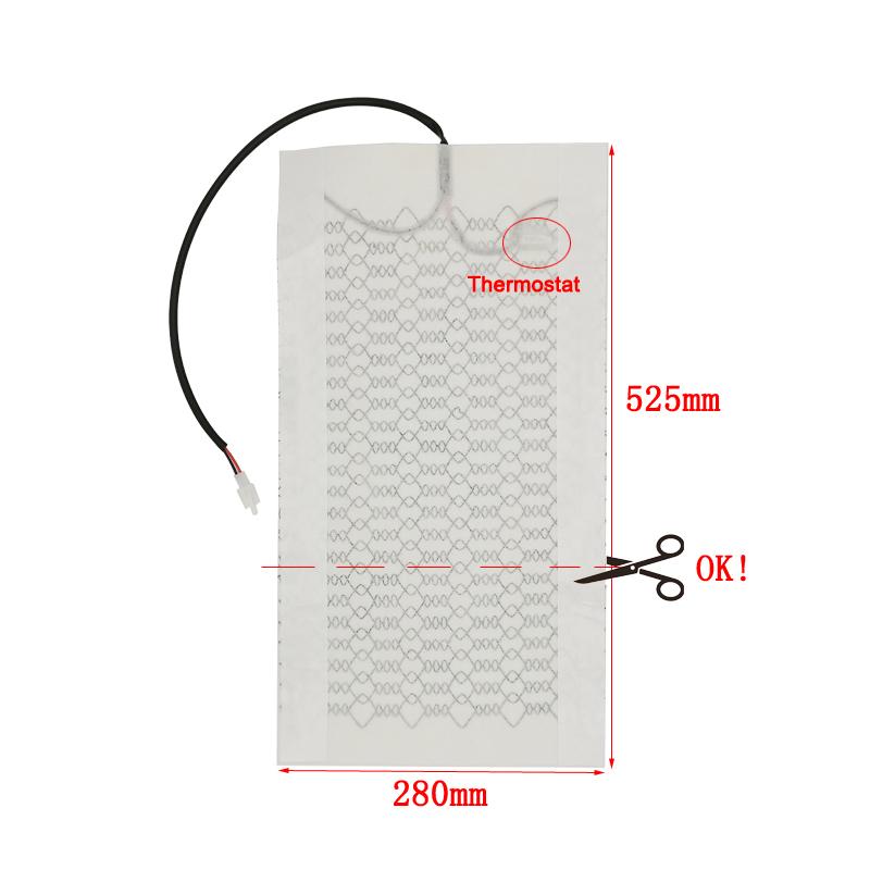 Universal 12V Carbon Fiber Car Seat Heater Heat Pads Set 3 Levels Round Dual Control Switch With Harness Kit Winter Warmer Cover