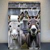 Vintage Donkey Metal Poster Wall Art Home Decor Bar Gift