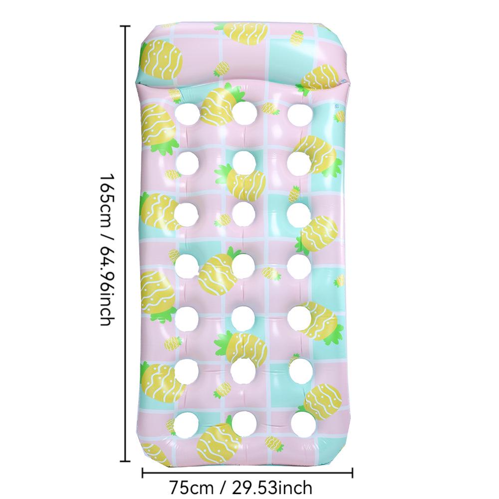 New Style Daisy Stripe Inflatable Pool Float Lounger