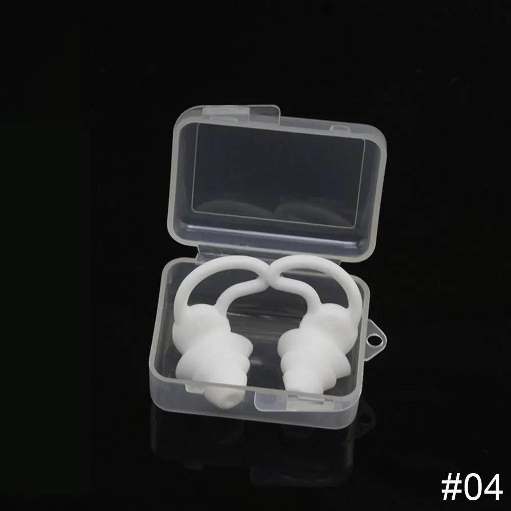 1Pair 3 Layer Soft Silicone Ear Plugs Tapered Sleep Noise Reduction Earplugs Sound Insulation Ear Protector
