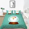 Christmas Gift Quilt Cover Pillowcase Two Or Three-Piece Set Digital Printing Polyester Cartoon Series