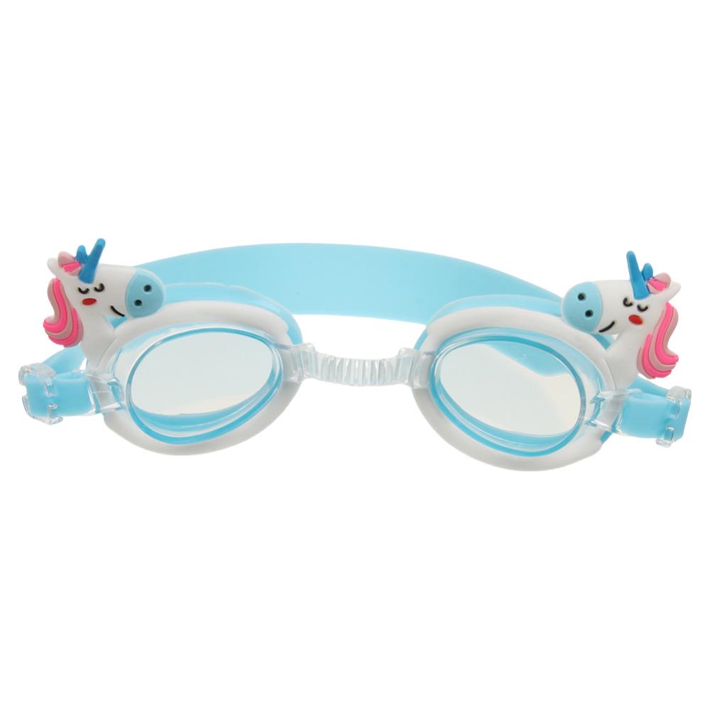 Children's Cartoon Unicorn and Crab Waterproof Swimming Goggles - High Definition Cute Glasses