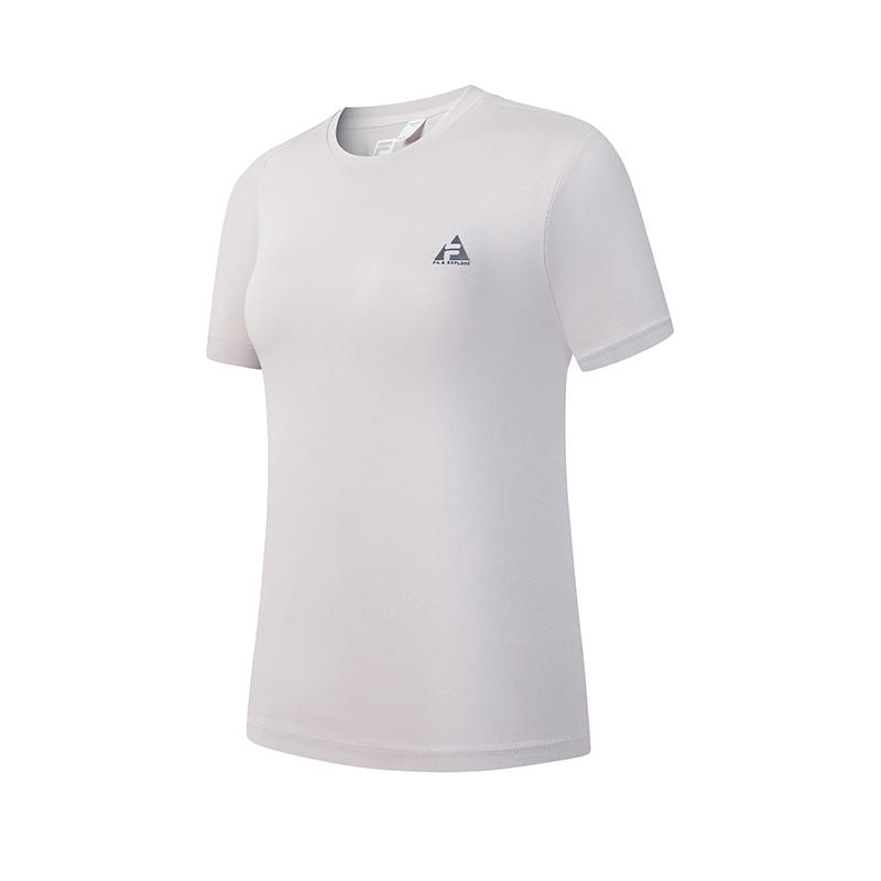 Fila Explore Fashionable Minimalist Classic Trendy Casual Outdoor Mountain Versatile Comfortable Short Sleeve T-Shirt Women Tops A11W627109FGY