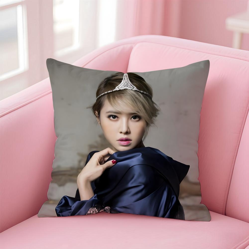 Popular Fashionable Chinese Singer JJolin Tsai Cushion Cover Pillow Case Soft Friendly Fabric Concealed Zipper