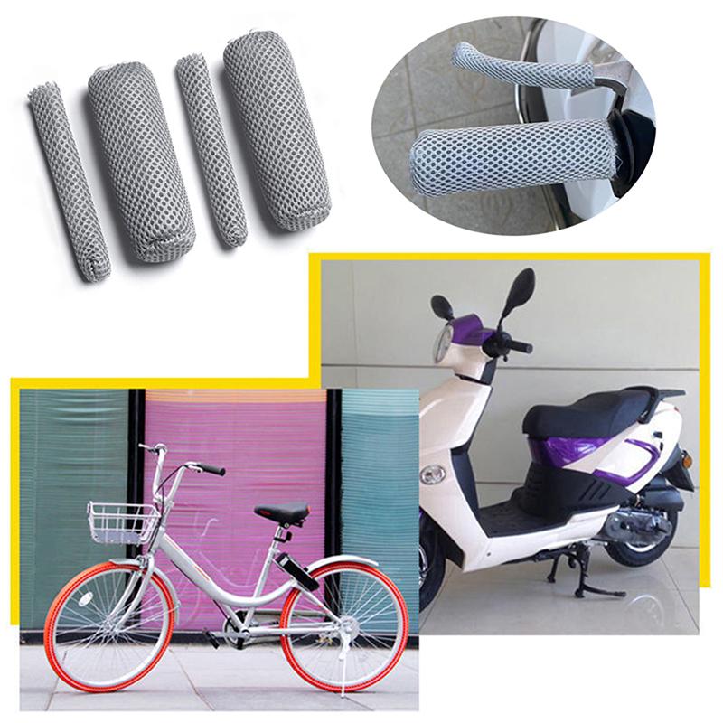 2 Pairs Breathable Handlebar Covers For Motorcycle Bike Universal Summer Sweatproof Anti Slip Brake Clutch Lever Soft Cover
