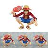 One Piece Luffy Sitting Pose Pvc Figure With Collectible Display For Anime Fans