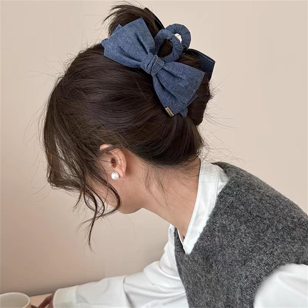 Eleagnt Blue Jeans Barrettes Hair Perfect Gift Accessory For Braids Buns And Casual Daily Styling