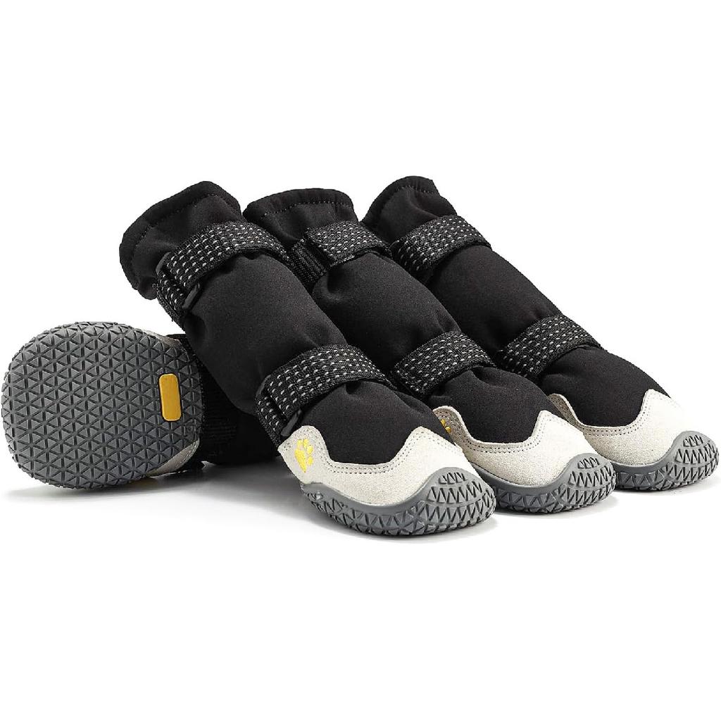 Enjoying Dog Boots for Small Medium Large Dogs, Size 7, Adjustable Dog Boots for Winter Hiking, Anti-Slip Dog Booties for Summer Hot Pavement,