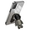 For Samsung Galaxy Note20/Note20 5G Case PC+TPU Slim-Fit Phone Cover with Astronaut Kickstand