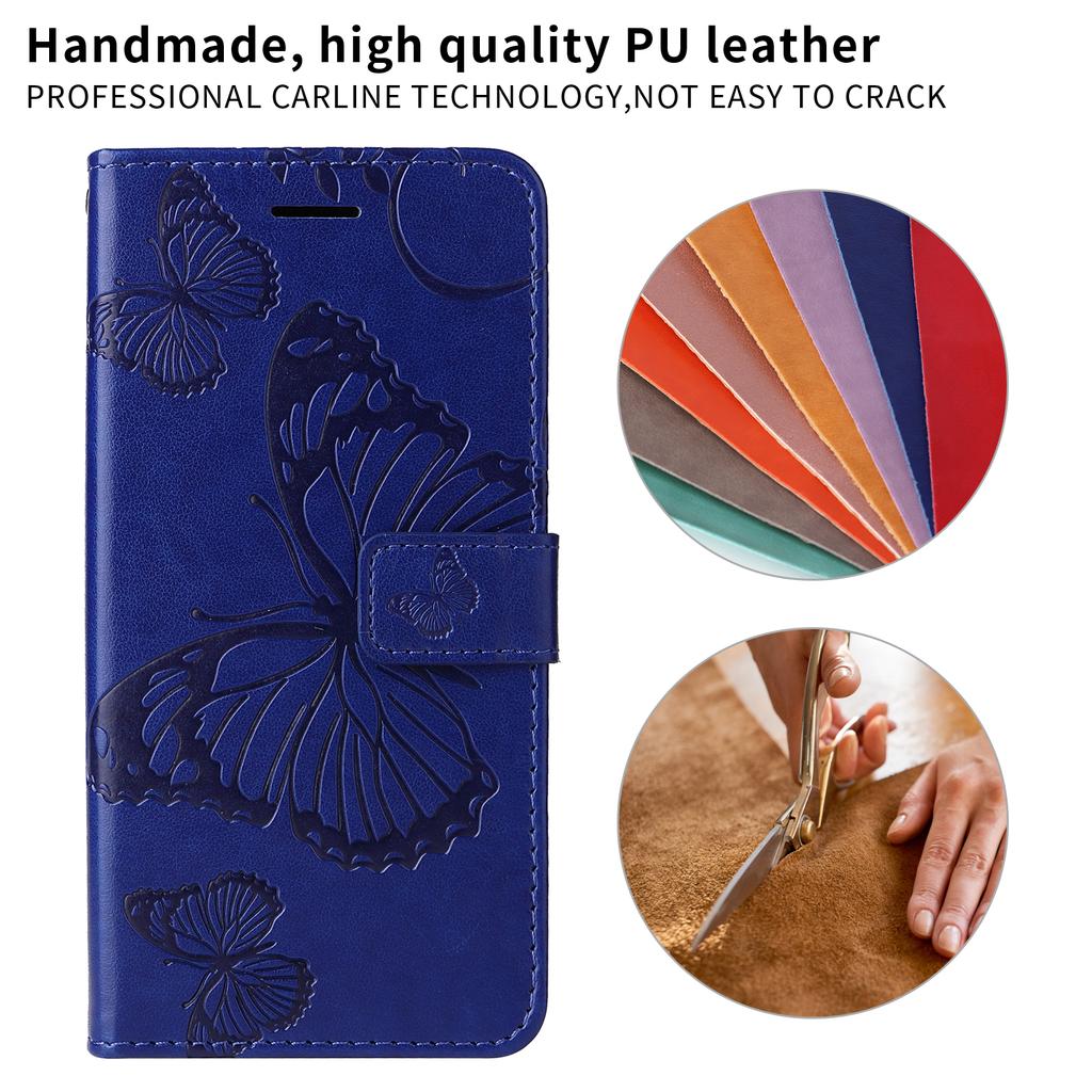 For vivo Y29 4G/vivo T4x 5G/vivo Y300t 5G Wallet Case Floral Butterfly Imprinted Leather Phone Cover Stand