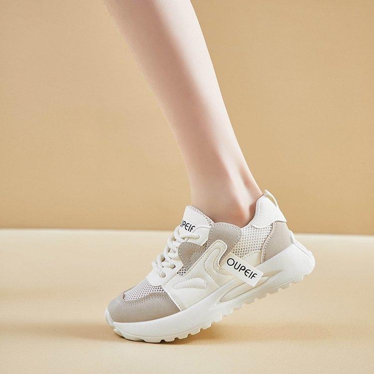 Premium sense lightweight non-slip sports dad shoes women's 2025 autumn new versatile thick-soled breathable casual sports shoes