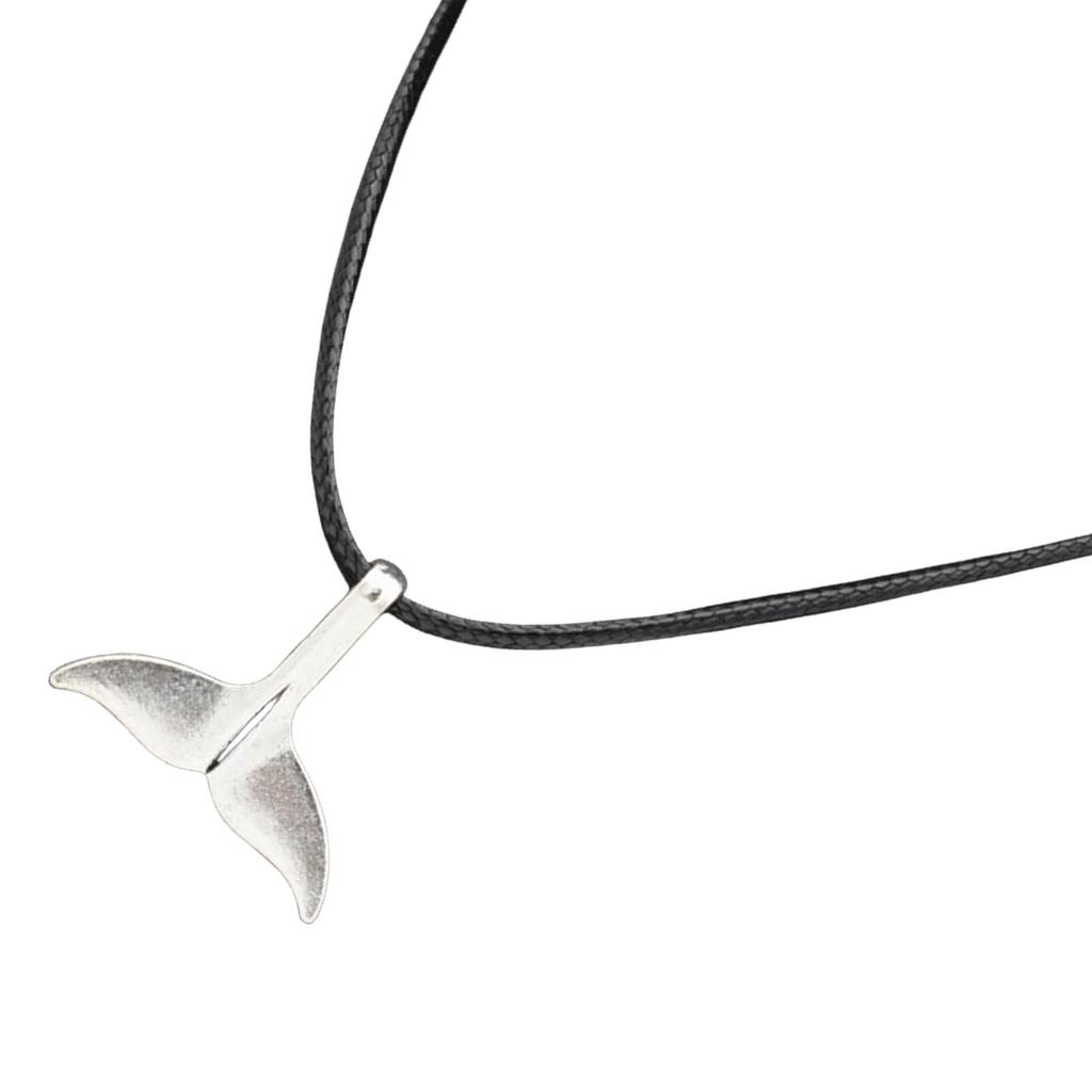 Elegant Mermaids Tail Dolphin Pendant Necklace Clavicle Chain Jewelry Perfect For Daily Wear Punk Style Accessories