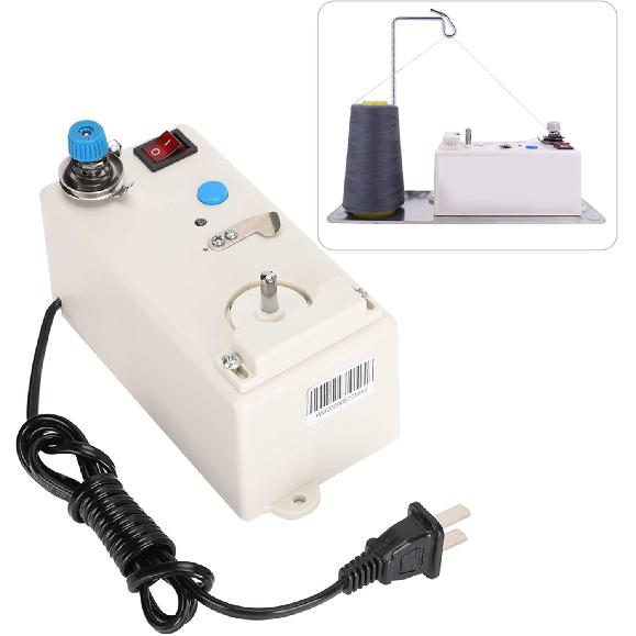 CUEA Bobbin Winder, Portable Automatic Bobbin Winder Fits for All Bobbins, Electrical Winder Machine for Domestic and Industrial Sewing Machines(US