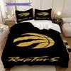 Emblema Pallacanestro Raptors Set da tre pezzi(1 * copripiumino + 2 * federa, senza nucleo)Set biancheria da letto Copripiumino e federa Morbido e confortevole