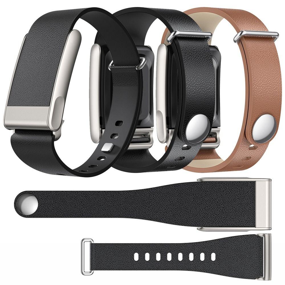 Correa de Cuero de Repuesto de Alta Calidad Correa de Cuero Genuino Ajustable Pulsera de Fitness para Whoop 5.0/MG Pulsera Deportiva