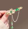 Elegant 2025 Korean Bow Pearl Rhinestone Hair Clip - Internet Celebrity Style